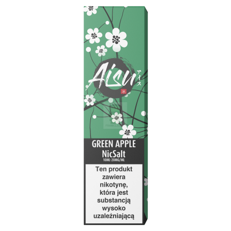 Green Apple 20mg 10ml - Aisu Salts 
