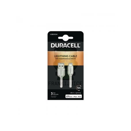 Kabel  USB z certyfikatem MFI 1m 12W - Duracell