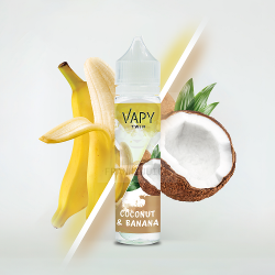 Coconut & Banana 10/60 ml - VAPY Twin