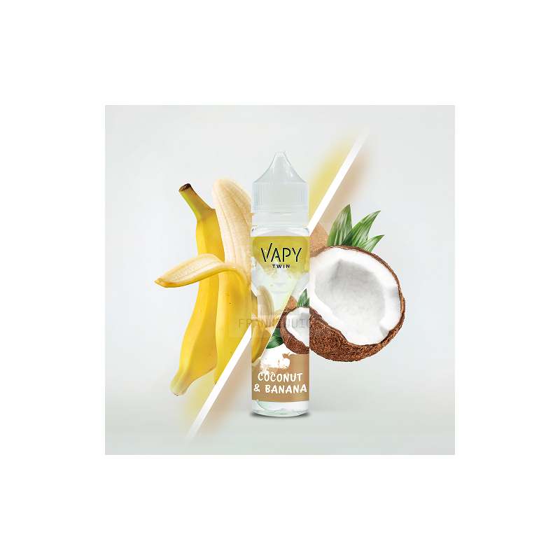 Kokos I Banan 10/60 ml - VAPY Twin