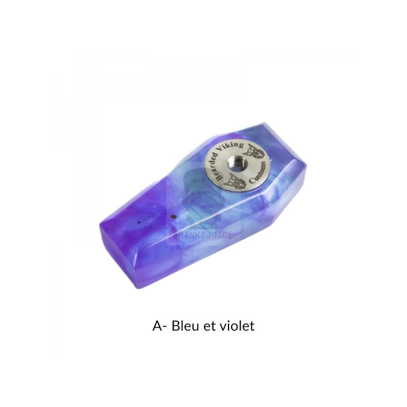 Coffin Stand Blue & Violet - Bearded Viking Custom