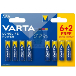 Bateries AAA LR03 Longfile Power 6+2