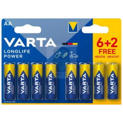 Bateries AA LR6 Longfile Power 6+2