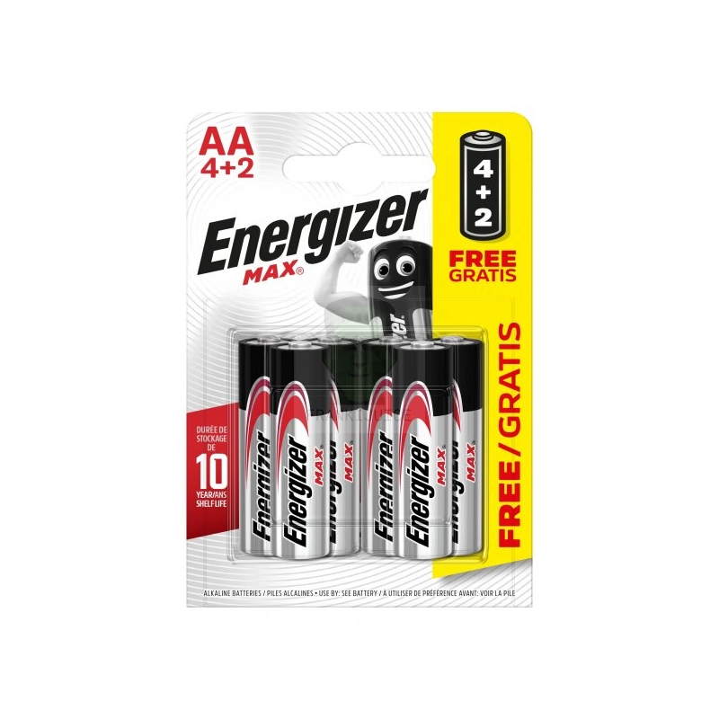 Baterie AA LR06 Alkaline Power 4+2