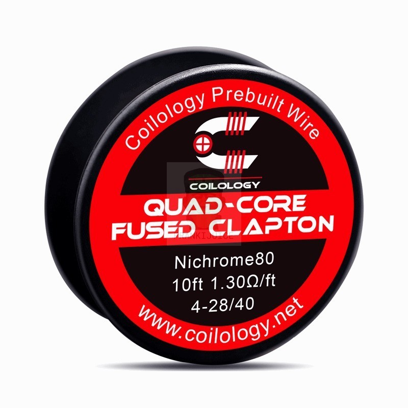 Drut Quad Core Fused Clapton na szpuli Ni80 1.3Ω/m 3m  - Coilology
