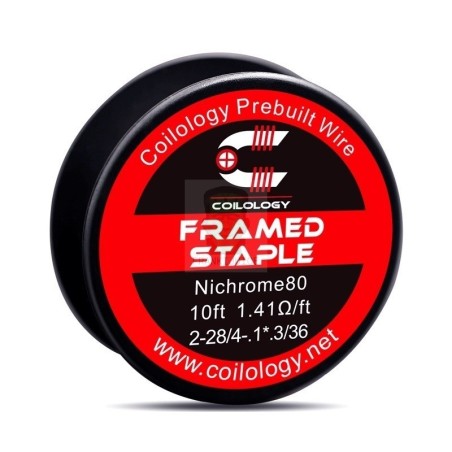 Framed Staple Wire Spool NI80 1.41Ω 3m - Coilology