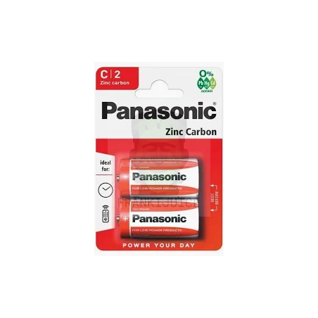 Batteries C2 R14 1,5V - Panasonic