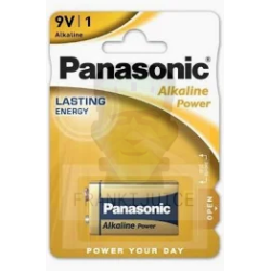 Bateria 9V Alkaine - Panasonic