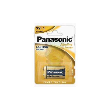 Bateria 9V Alkaine - Panasonic