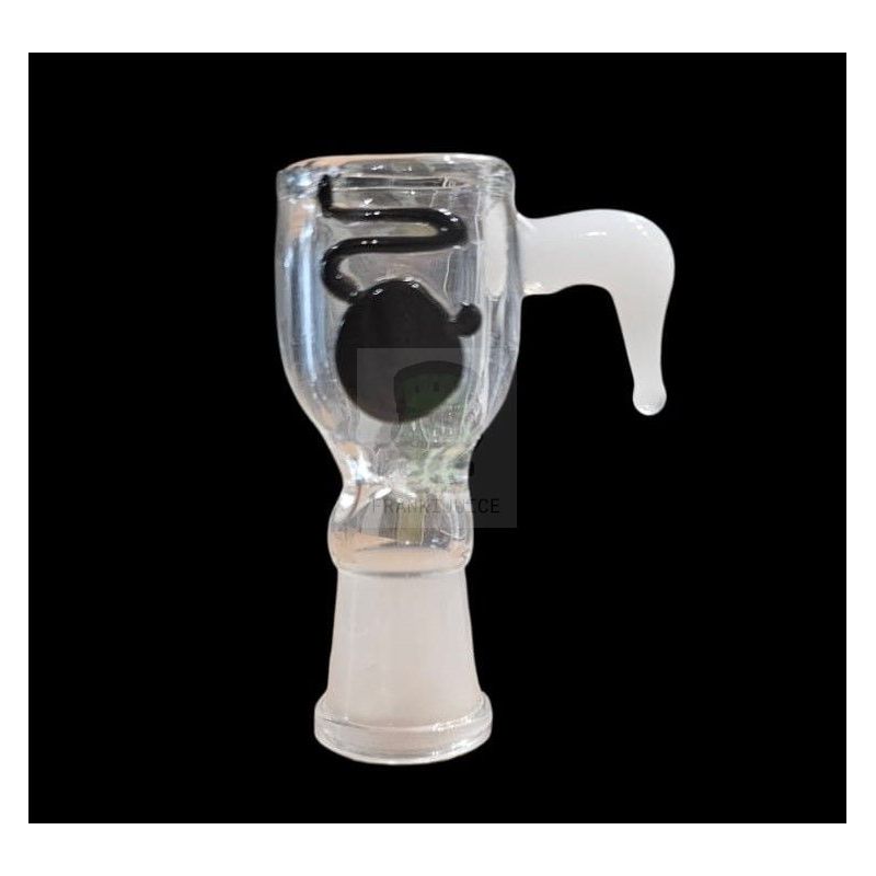 Transparent UB bowl with a 14.5 mm handle