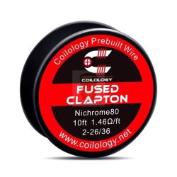 Fused Clapton Wire Spool NI80 1.46Ω 3m - Coilology