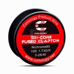 Tricore Fused Clapton Wire 3m Ni80 3-28/36 1.73ohm/m - Coilology