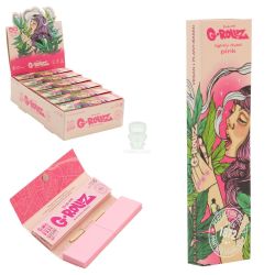 G-Rollz Colossal Dream +Tips Pink KS Slim rolling papers