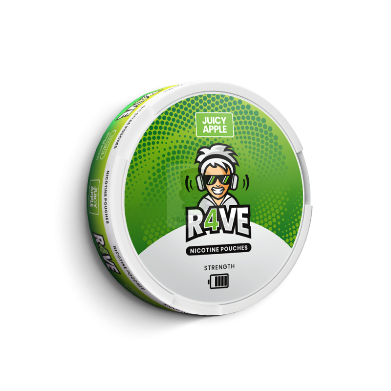 Snusy nikotynowe Juicy Apple 20mg/g - R4VE