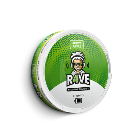 Snusy nikotynowe Juicy Apple 20mg/g - R4VE