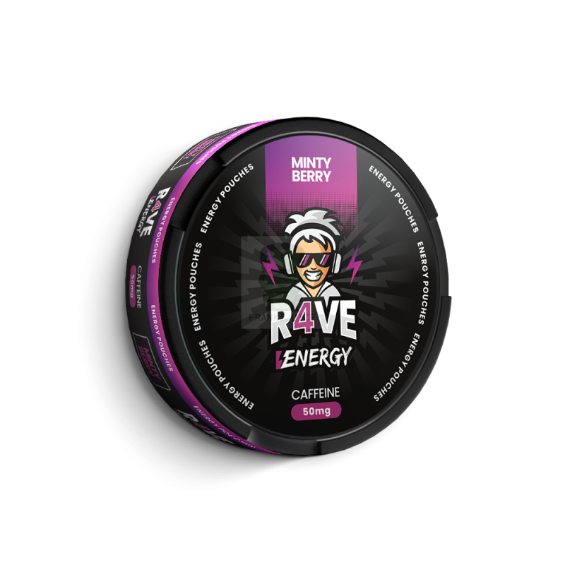 R4VE Energy Pouches Minty Berry