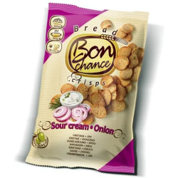 Bon Chance cream and onion bread chips 120g