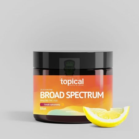 Żelki konopne Broad Spectrum CBD 15 mg - Tropical