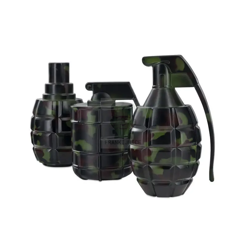 3-Part Grenade-Shaped Metal Grinder 45 mm