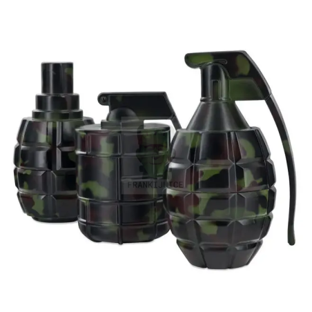 3-Part Grenade-Shaped Metal Grinder 45 mm