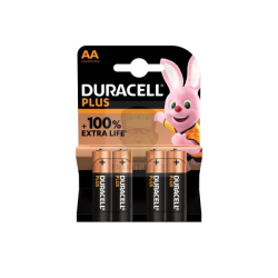 Baterie Alkaline LR6 AA 1.5V 2700mAh (4szt) - Duracell Plus