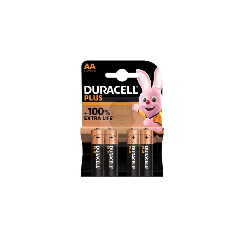 Baterie Alcaline LR6 AA 1.5V 2700mAh (4pcs) - Duracell Plus