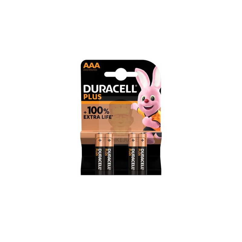 Baterie Alcaline LR03 AA 1.5V  (4pcs) - Duracell Plus