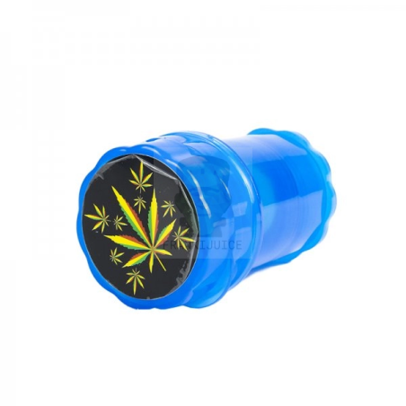 Plastic 3-Piece Grinder - Decal Smoke