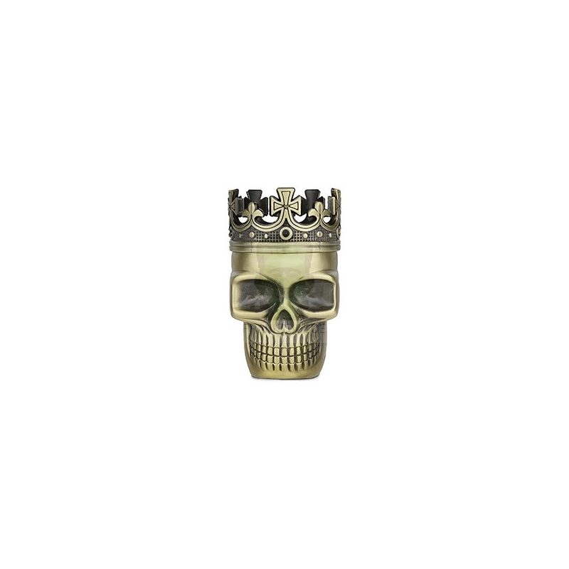 Młynek metalowy King Skull 3-częściowy 7,5cm