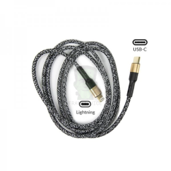 Kabel Pozłacany 20W Type-C Lightning