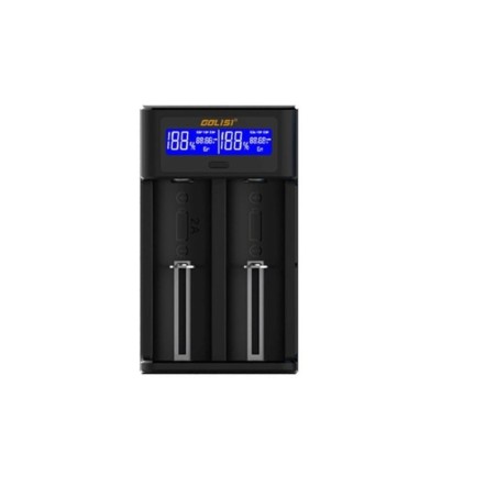 Battery charger I2 2A USB LCD screen - Golisi 