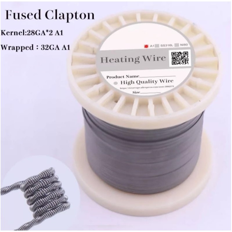 Fused Clapton Wire A1 28GA*2 A1+32GA Sold By The Meter