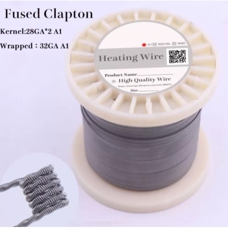 Fused Clapton Wire A1 28GA*2 A1+32GA Sold By The Meter