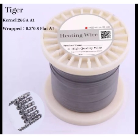 Tiger Wire A1 26GA A1+0.2*0.8 Flat Sold By The Meter