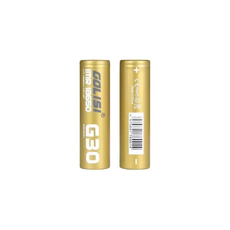 Batteries 18650 G30 3000mAh 20A 2pcs - Golisi 