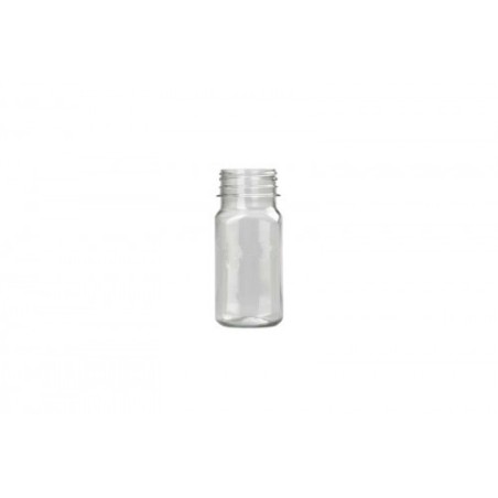 PET bottle 100ml square smooth with a cap