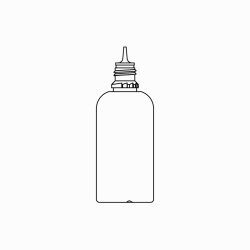 Butelka 100 ml z precyzyjnym zakraplaczem i nakrętką (miękka)