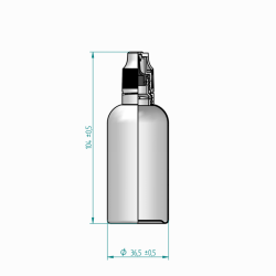 100 ml bottle with a precision dropper and a cap (soft)