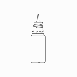 Butelka 10ml z precyzyjnym zakraplaczem i nakrętką (miękka)