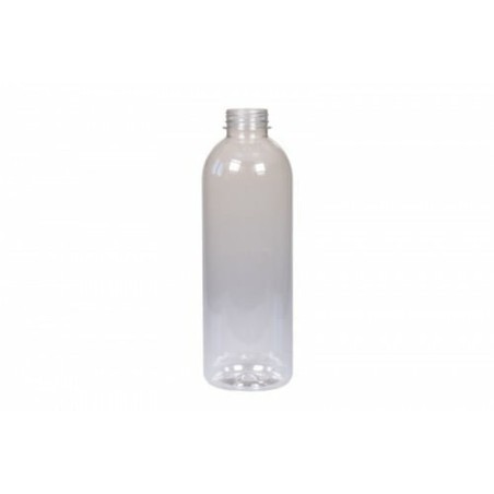 PET bottle 1 liter square smooth with a cap